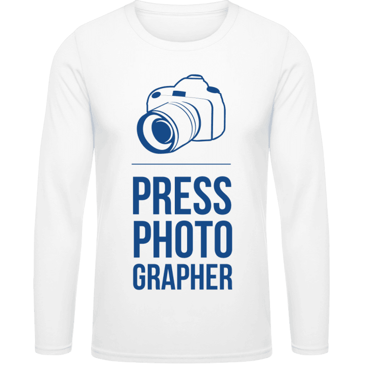 Press Photographer Shirt met lange mouwen contain pic
