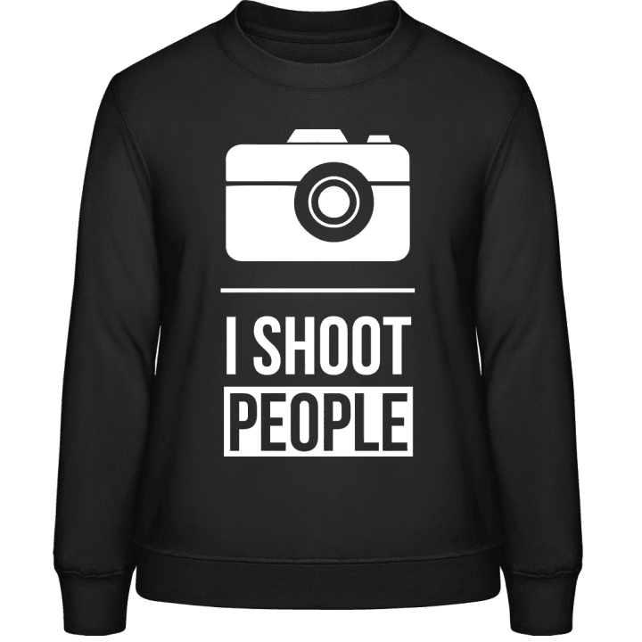 I Shoot People Camera Frauen Sweatshirt contain pic