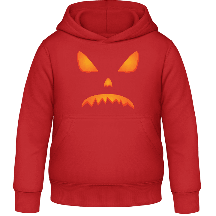 Angry Halloween Pumpkin Effect Kids Hoodie 0 image