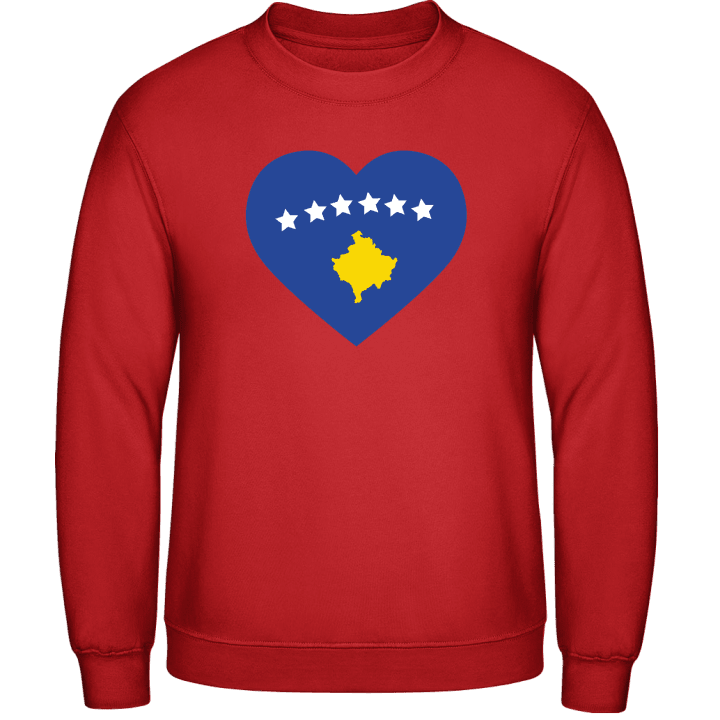 Kosovo Heart Flag Sweatshirt 0 image