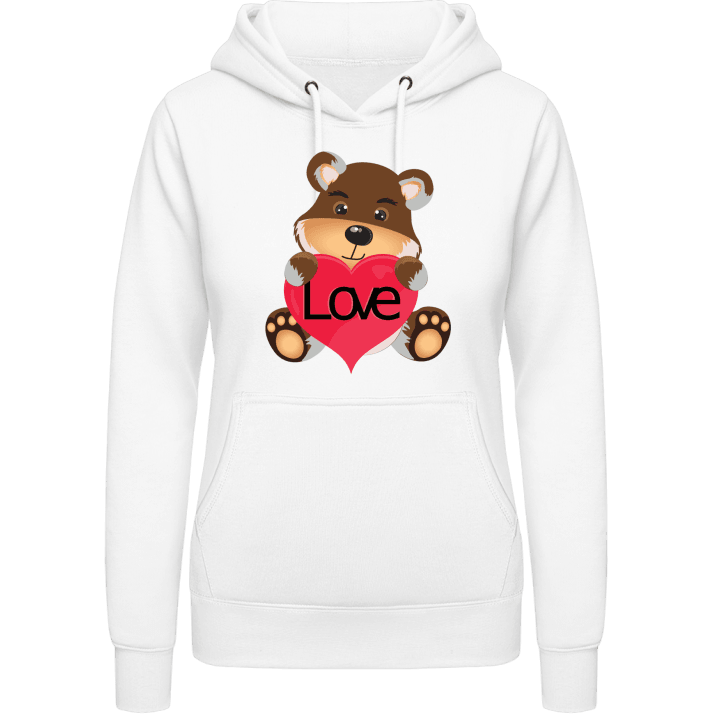 Love Teddy Vrouwen Hoodie contain pic