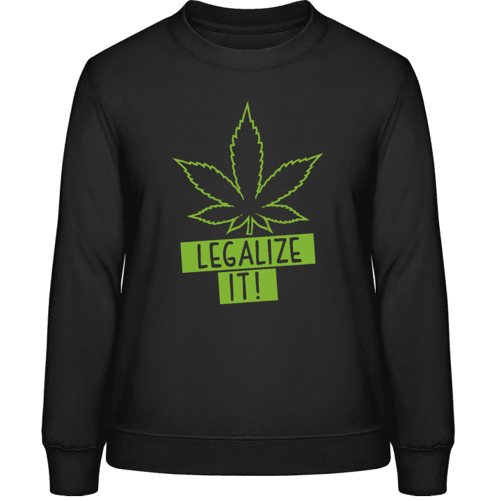 Legalize It Sweatshirt för kvinnor contain pic