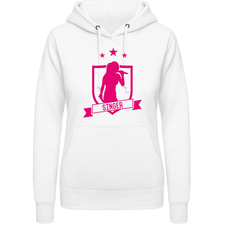 Singing Woman Vrouwen Hoodie contain pic