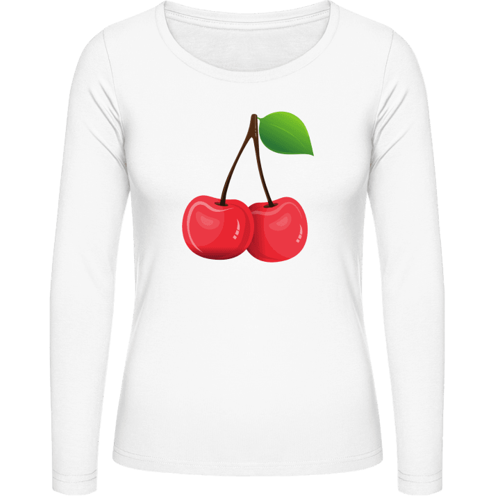 Cerezas Camisa de manga larga para mujer contain pic