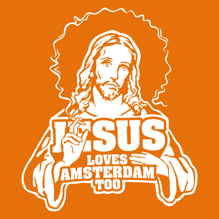 Jesus Loves Amsterdam Too Frauen Kapuzenpulli 0 image