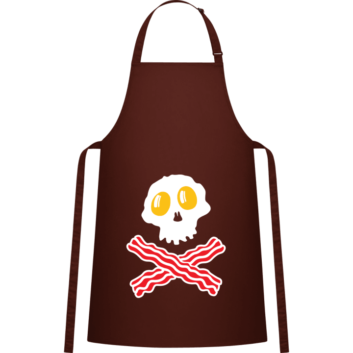 Fried Egg Skull Förkläde för matlagning contain pic