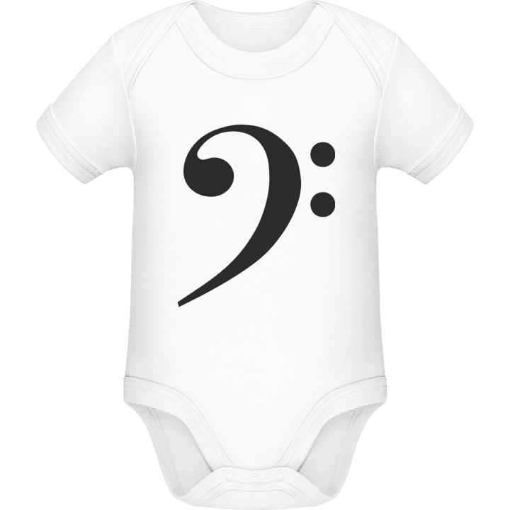 Bass Clef Baby romper kostym contain pic