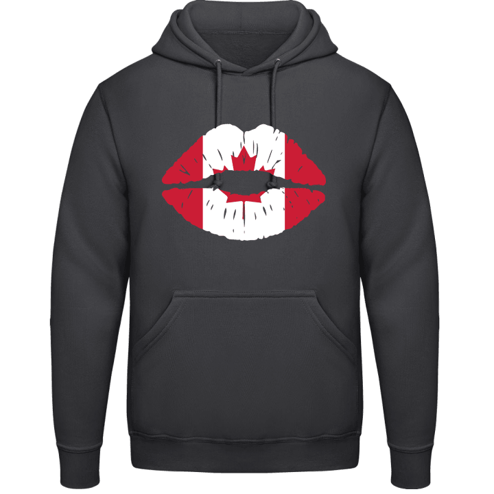 Canadian Kiss Flag Felpa con cappuccio contain pic