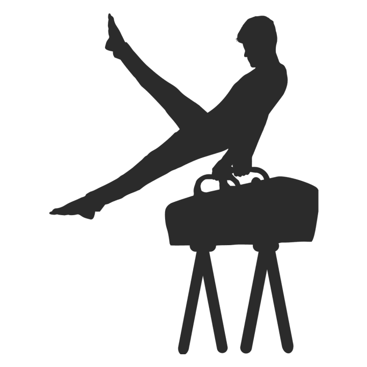 Gym Pommel Horse Silhouette Felpa con cappuccio da donna 0 image
