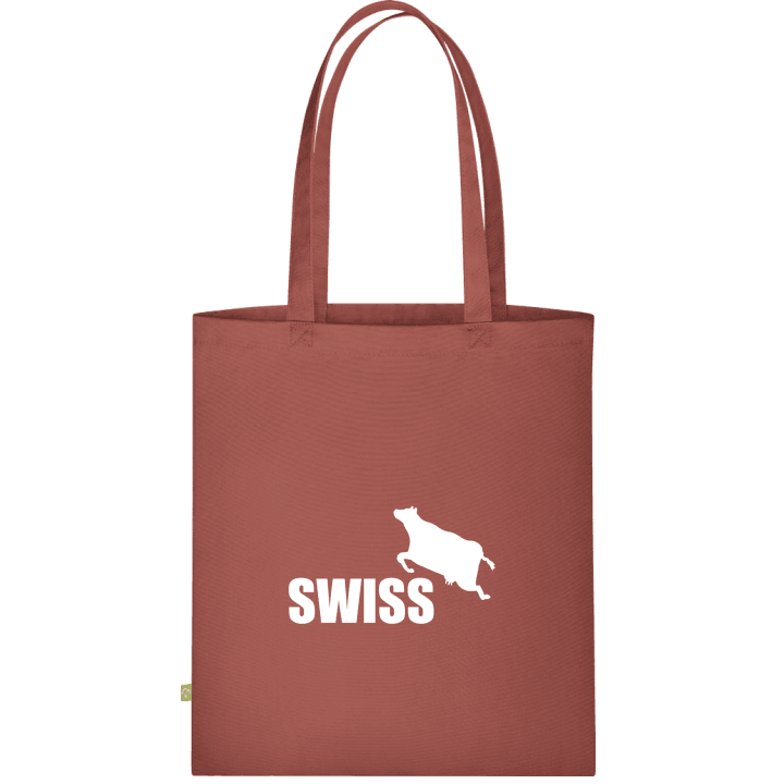 Swiss Cow Borsa in tessuto contain pic