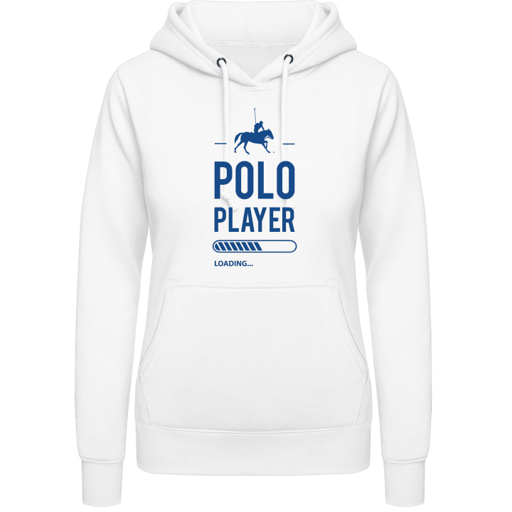 Polo Player Loading Felpa con cappuccio da donna contain pic