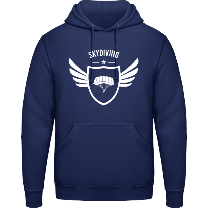 Skydiving Winged Hoodie contain pic
