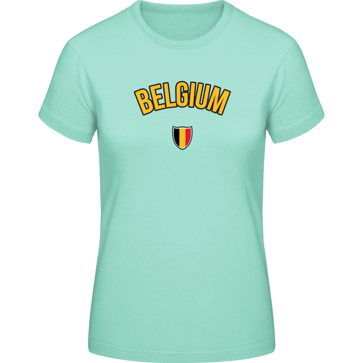 BELGIUM Football Fan T-skjorte for kvinner 0 image