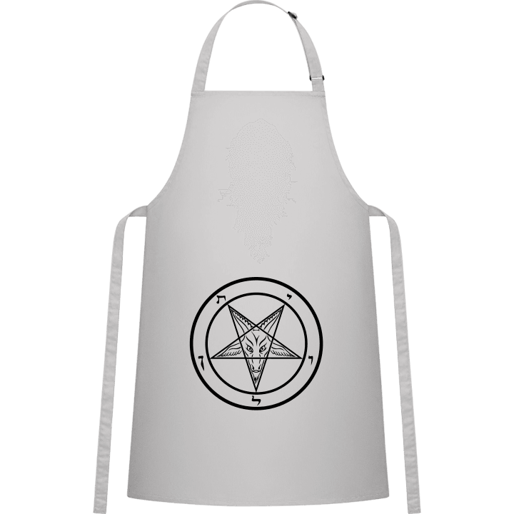 Baphomet Symbol Satan Delantal de cocina contain pic