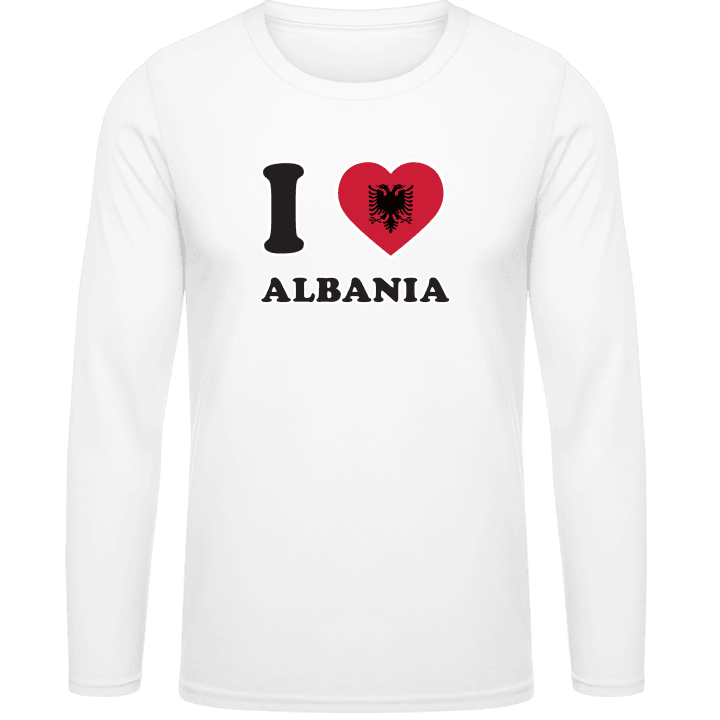 I Love Albania Camicia a maniche lunghe contain pic