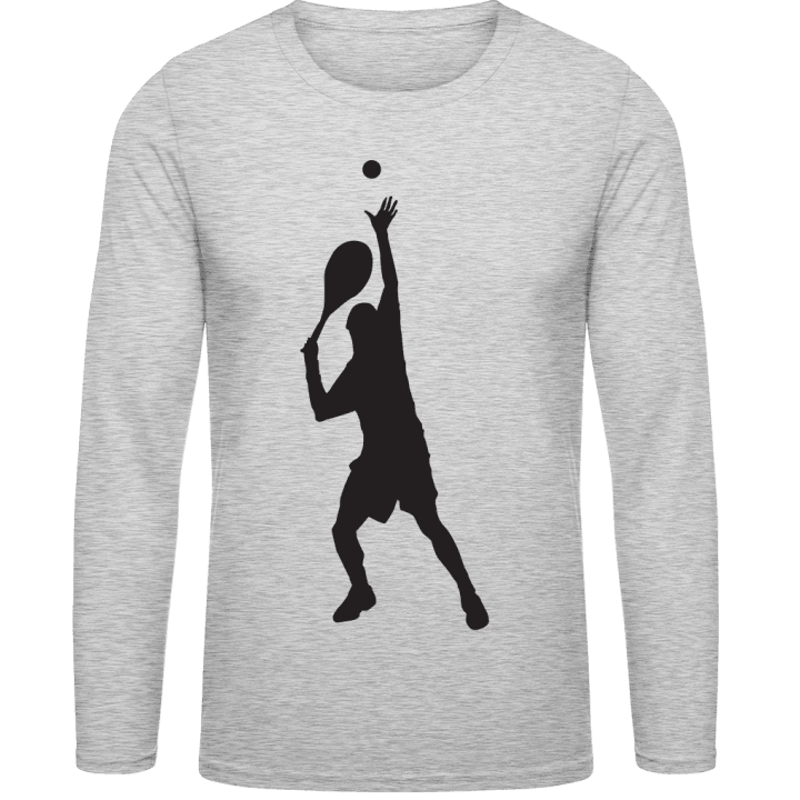 Tennis Silhoutte Long Sleeve Shirt contain pic