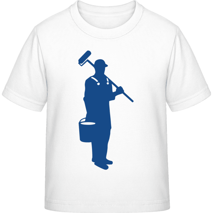 Painter Silhouette Kinder T-Shirt contain pic