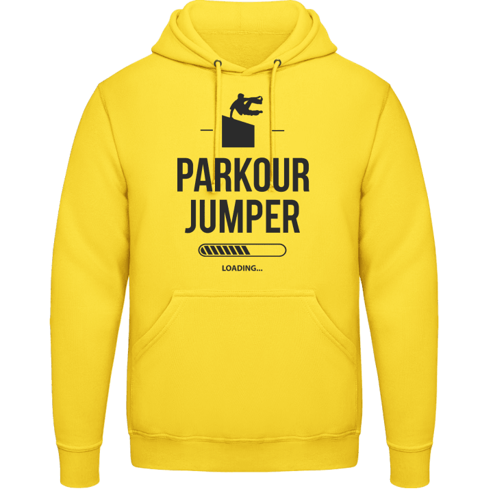 Parkur Jumper Loading Felpa con cappuccio contain pic