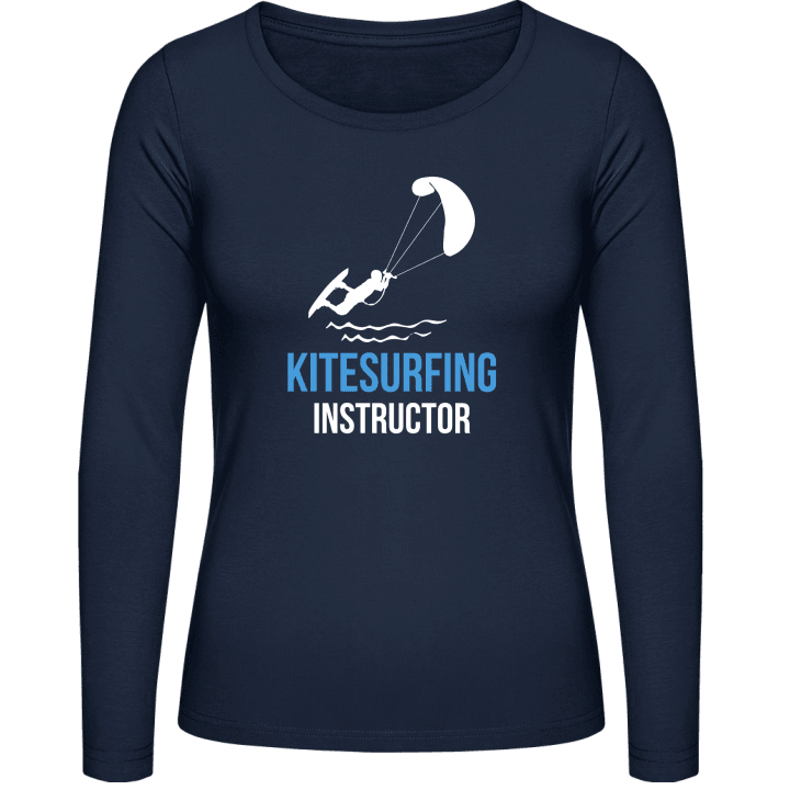 Kitesurfing Instructor Kvinnor långärmad skjorta contain pic