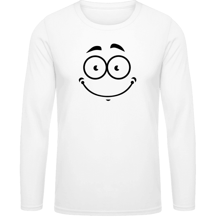 Smiley Face Happy T-shirt à manches longues contain pic