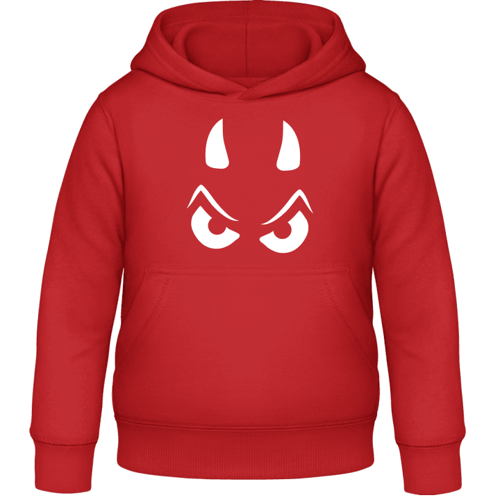 Little Devil Face Kids Hoodie contain pic