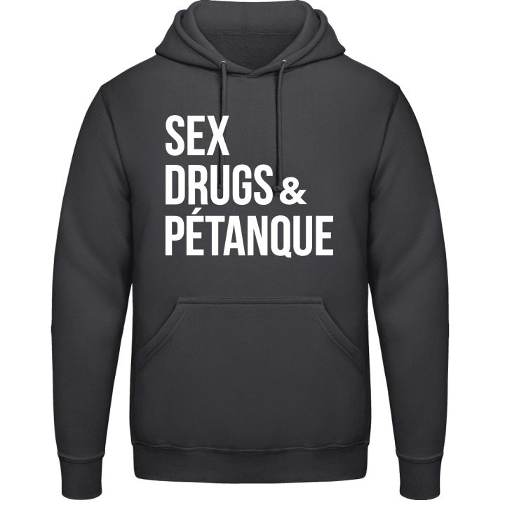 Sex Drugs Pétanque Felpa con cappuccio contain pic