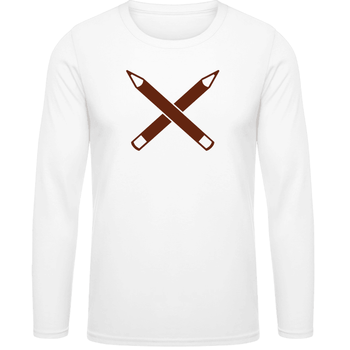 Crossed Pencils Long Sleeve Shirt contain pic