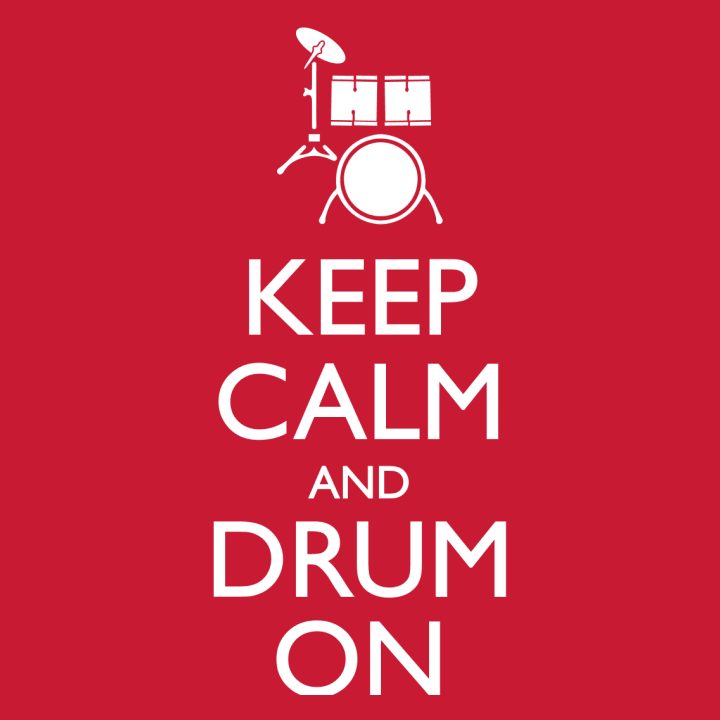 Keep Calm And Drum On Felpa con cappuccio da donna 0 image
