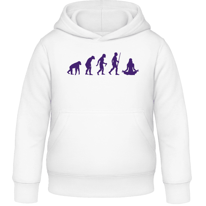 The Evolution of Yoga Kids Hoodie contain pic