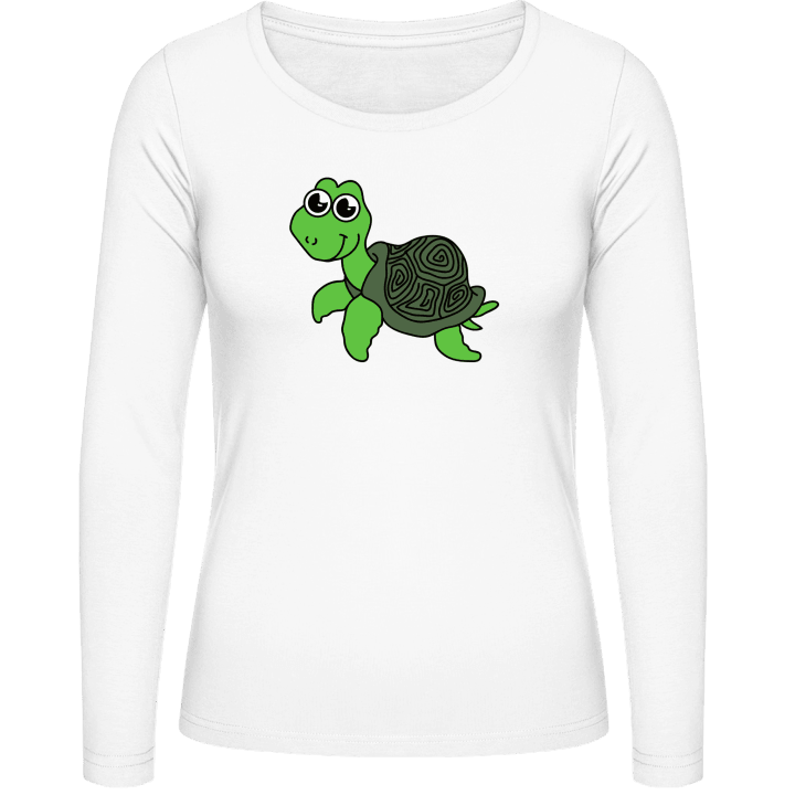 Cute Turtle Camicia donna a maniche lunghe 0 image