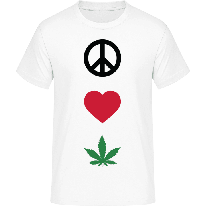 Peace Love Weed Camiseta 0 image