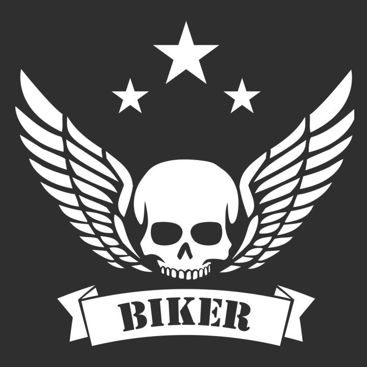 Biker Skull Winged T-skjorte 0 image