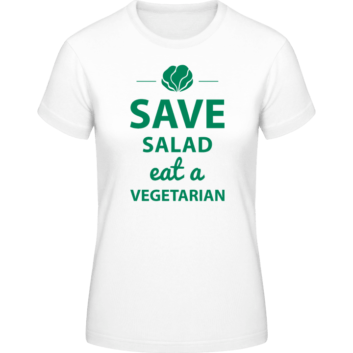 Save Salad Eat A Vegetarian T-shirt för kvinnor 0 image