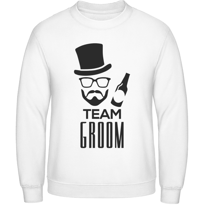 Team Groom Hipster Sudadera contain pic