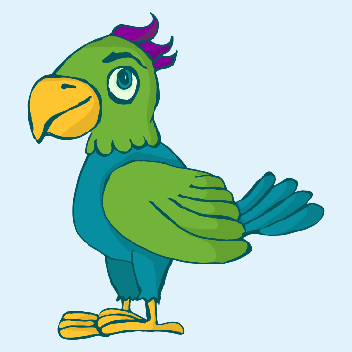 Parrot Illustration Lasten t-paita 0 image