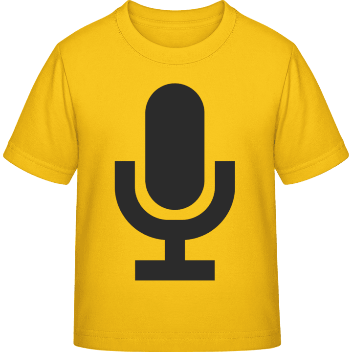 Microphone Camiseta infantil contain pic