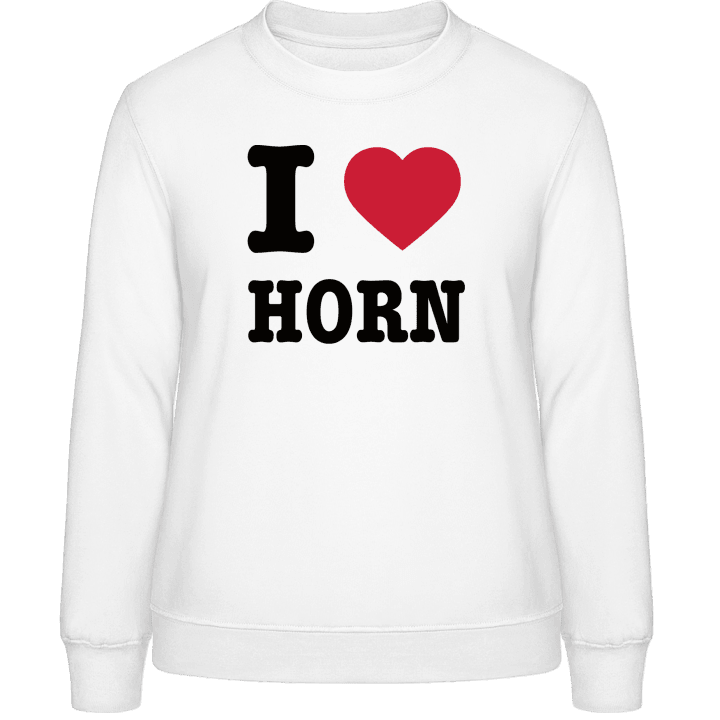 I Love Horn Sweatshirt för kvinnor contain pic