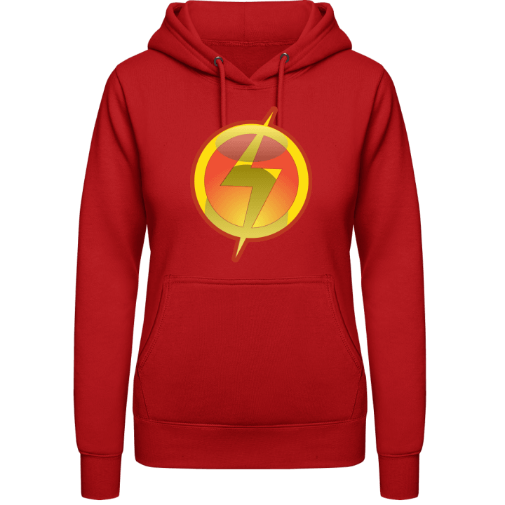 Superhero Flash Symbol Felpa con cappuccio da donna 0 image