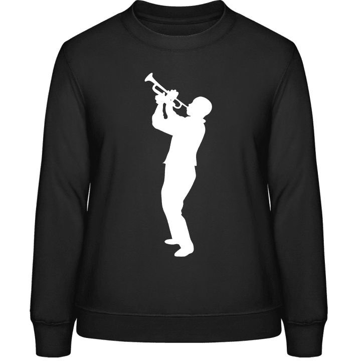Trumpeter Silhouette Vrouwen Sweatshirt contain pic
