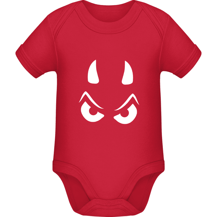 Little Devil Face Baby romper kostym contain pic
