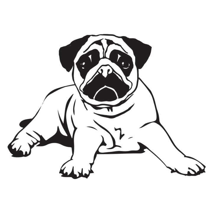 Pugs Dog T-skjorte for kvinner 0 image