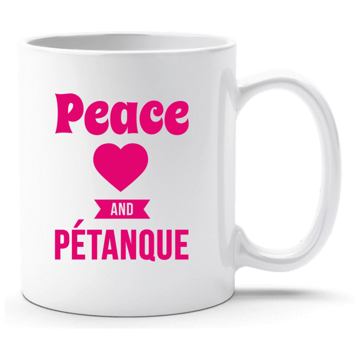 Peace Love Pétanque Coupe contain pic