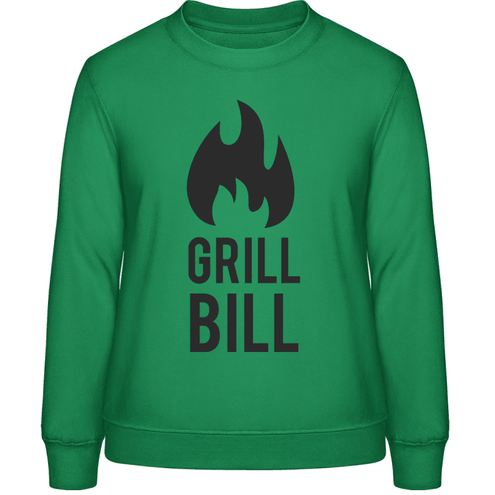 Grill Bill Flame Women Sweatshirt contain pic