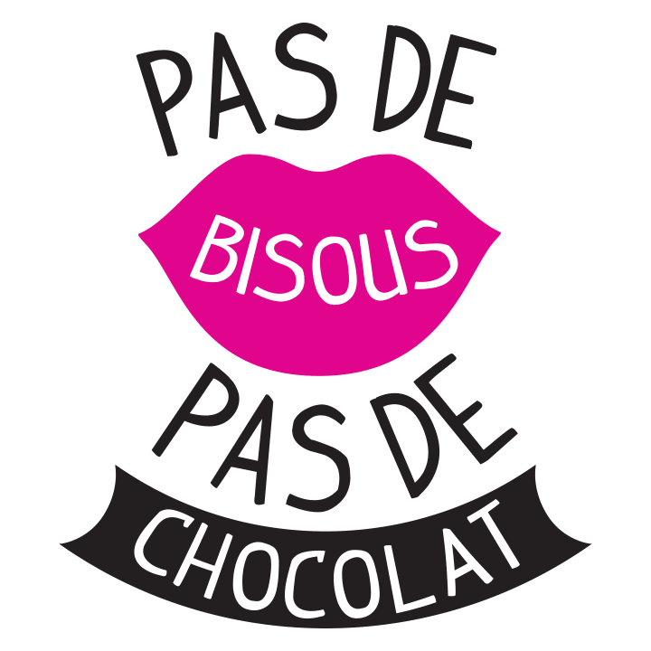 Pas de bisous pas de chocolat Langærmet skjorte til kvinder 0 image