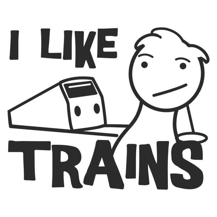 I Like Trains Meme Maglietta 0 image