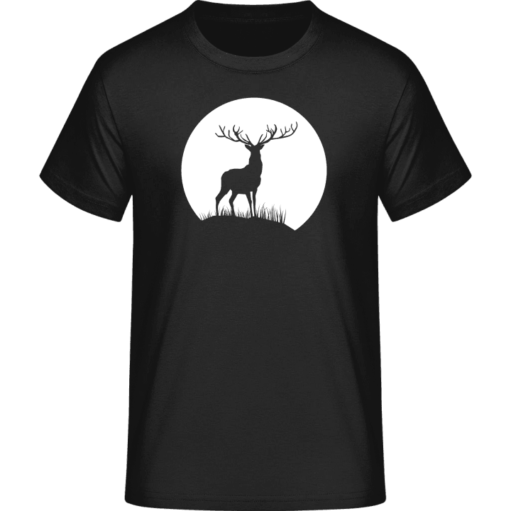 Deer in Moonlight T-skjorte 0 image