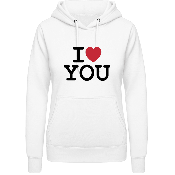 I heart you Vrouwen Hoodie contain pic