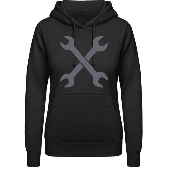 Crossed Wrench Women Hoodie contain pic