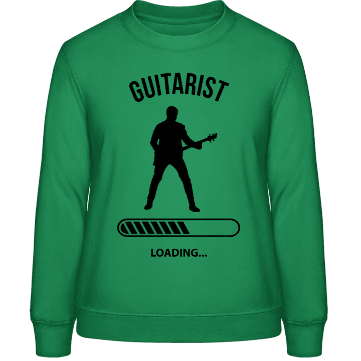 Guitarist Loading Sweatshirt för kvinnor contain pic