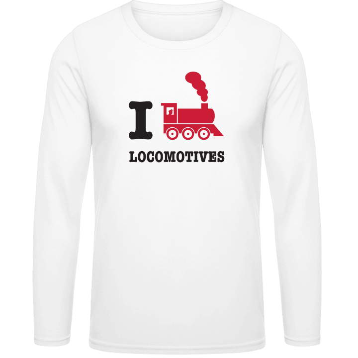I Love Locomotives Long Sleeve Shirt 0 image